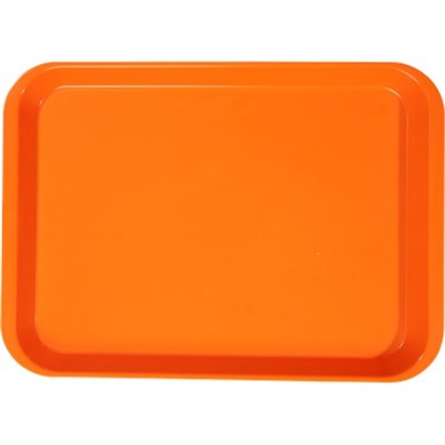 ZIRC B Lok Flat Tray - Neon Orange - 33.97 x 24.45 x 2.22cm