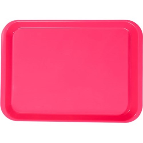 ZIRC B Lok Flat Tray - Neon Pink - 33.97 x 24.45 x 2.22cm