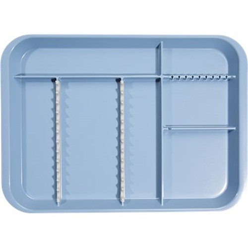 ZIRC B Lok Tray Divided Tray - Blue - 33.97 x 24.45 x 2.22cm