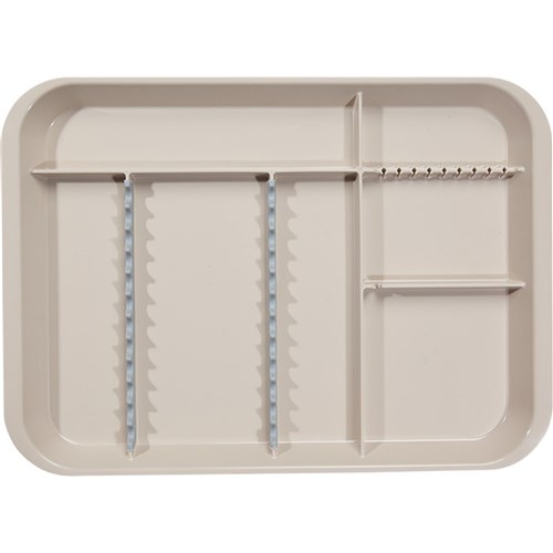 ZIRC B Lok Tray Divided Tray - Beige - 33.97 x 24.45 x 2.22cm