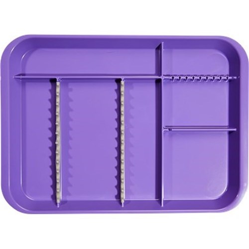 ZIRC B Lok Tray Divided Tray - Neon Purple - 33.97 x 24.45 x 2.22cm