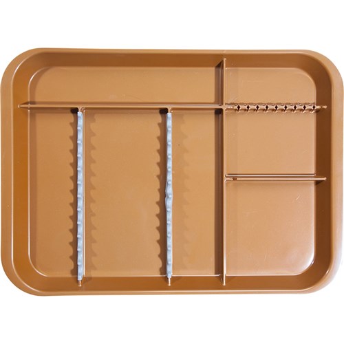 ZIRC B Lok Tray Divided Tray - Copper - 33.97 x 24.45 x 2.22cm