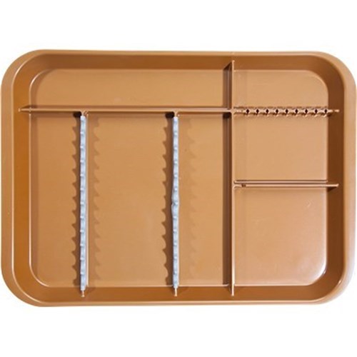 ZIRC B Lok Tray Divided Tray - Copper - 33.97 x 24.45 x 2.22cm