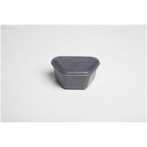 Zirc Denture Boxes - Grey - 9.53 x 4.45cm, 12-Pack