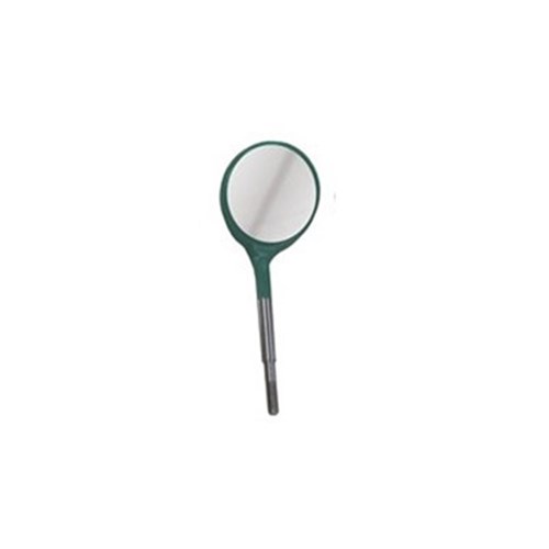 ZIRC Crystal Plastic Mirror Head - Teal - Simple Stem - Size 4, 12-Pack