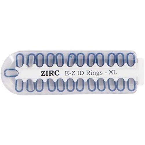 ZIRC E Z ID Rings for Instruments - Extra Large - Blue - Pack 25