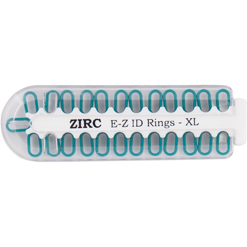 E Z ID Rings for Instruments XLarge Green Pack of 25