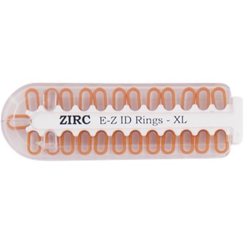 ZIRC E Z ID Rings for Instruments - Extra Large - Copper, 25-Pack