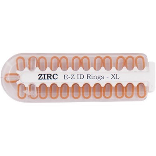 ZIRC E Z ID Rings for Instruments - Extra Large - Copper, 25-Pack