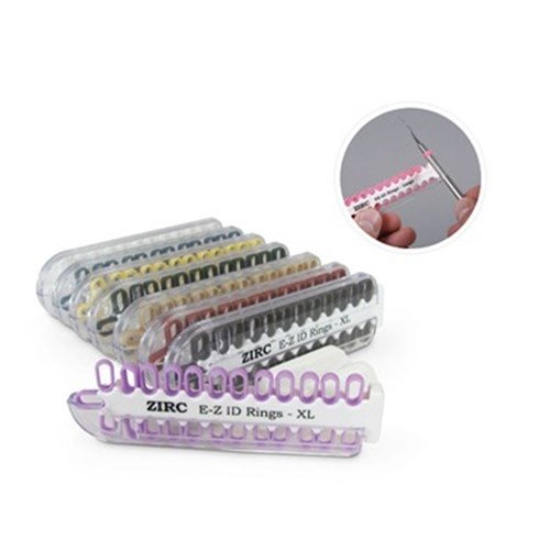 ZIRC EZ ID Ring System - Extra Large - Classic Assorted, 200-Pack