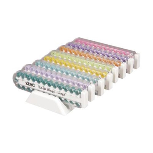 ZIRC EZ ID Ring System - Extra Large - Jewel Assorted, 200-Pack