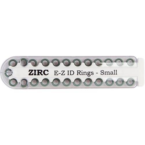 E Z ID Rings for Instruments Small Green 3.18mm Pk 25