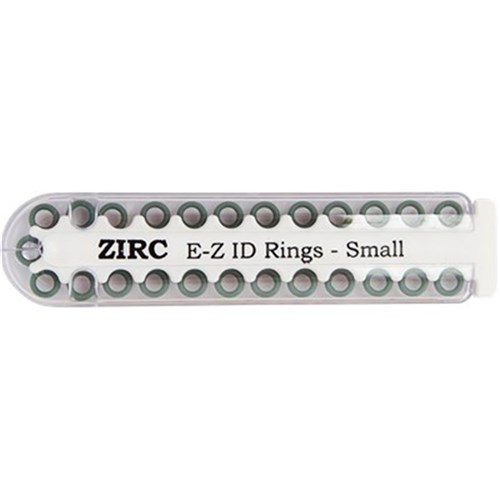ZIRC E Z ID Rings for Instruments - Small - Green - 3.18mm, 25-Pack