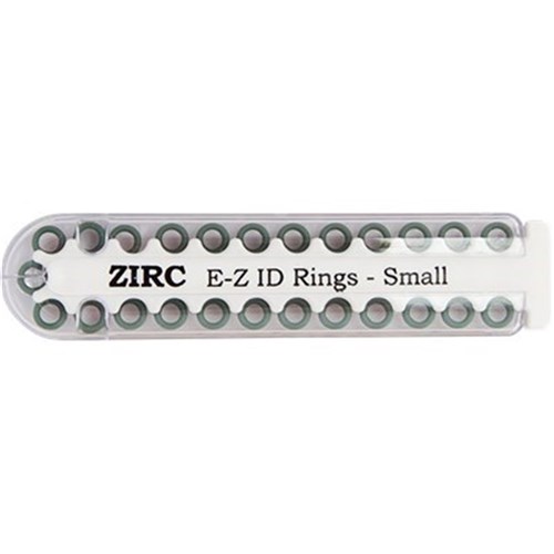 ZIRC E Z ID Rings for Instruments - Small - Green - 3.18mm, 25-Pack