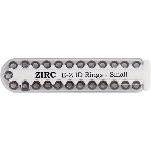ZIRC E Z ID Rings for Instruments - Small - Grey - 3.18mm, 25-Pack