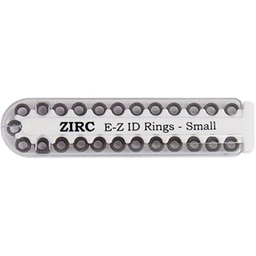 ZIRC E Z ID Rings for Instruments - Small - Grey - 3.18mm, 25-Pack