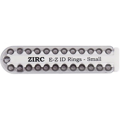 ZIRC E Z ID Rings for Instruments - Small - Grey - 3.18mm, 25-Pack