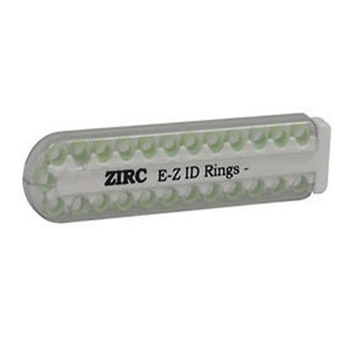 ZIRC E Z ID Rings for Instruments - Small - Teal - 3.18mm, 25-Pack