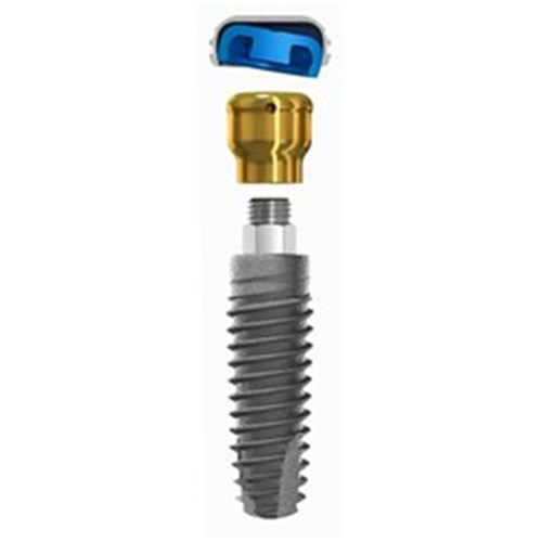 Locator Implant+Abutment 3.9mm Dia 12mm Length 4mm Cuff