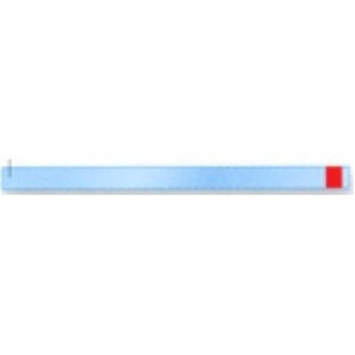 Hawe Transparent Strips - Straight - 8mm x 100mm - Red, 100-Pack