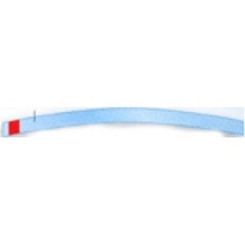 Hawe Transparent Strips - Curved - 8mm x 73mm - Red, 100-Pack
