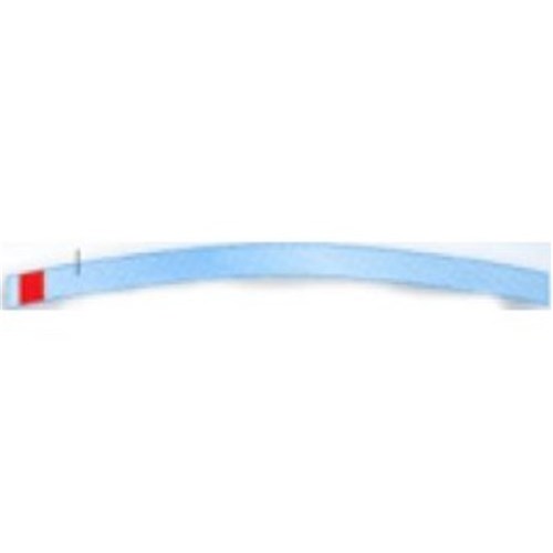 Hawe Transparent Strips - Curved - 8mm x 73mm - Red, 100-Pack